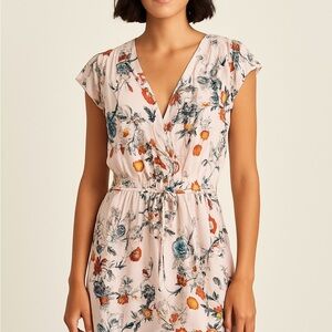 Rebecca Taylor Pink Floral Dress